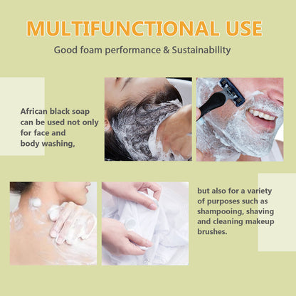 African Black Soap – Deep Cleansing & Moisturizing Body Soap