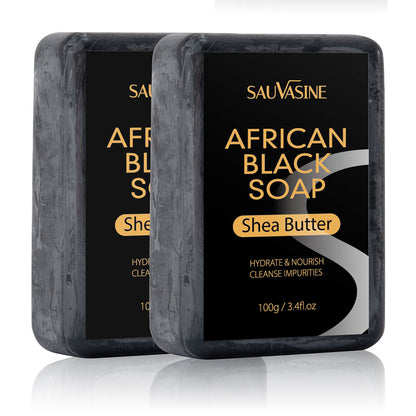 African Black Soap – Deep Cleansing & Moisturizing Body Soap